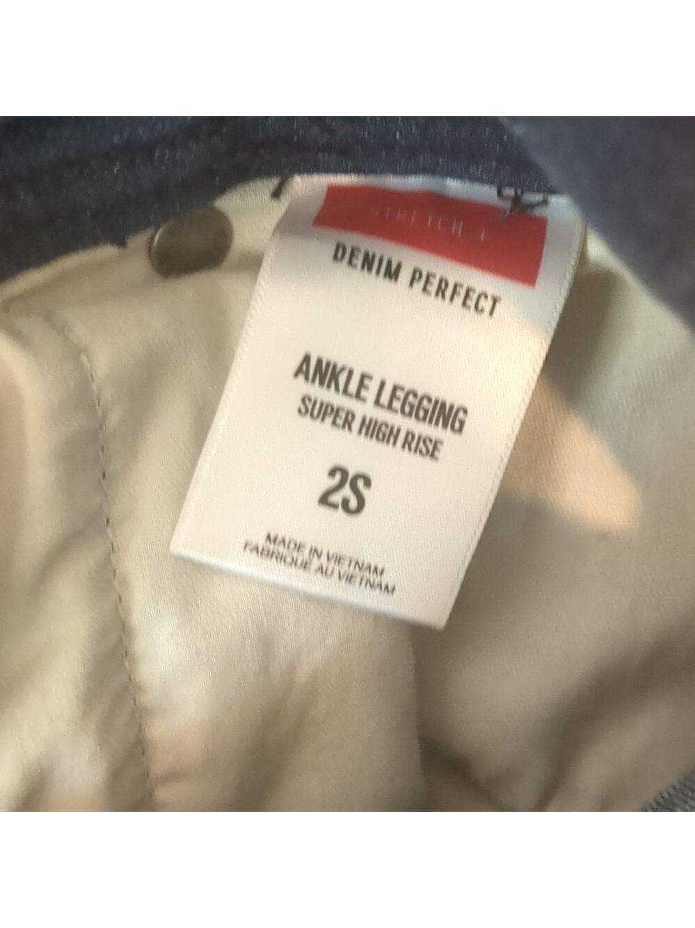 Express Ankle Legging Jeans Super High Rise - Picture 8 of 8